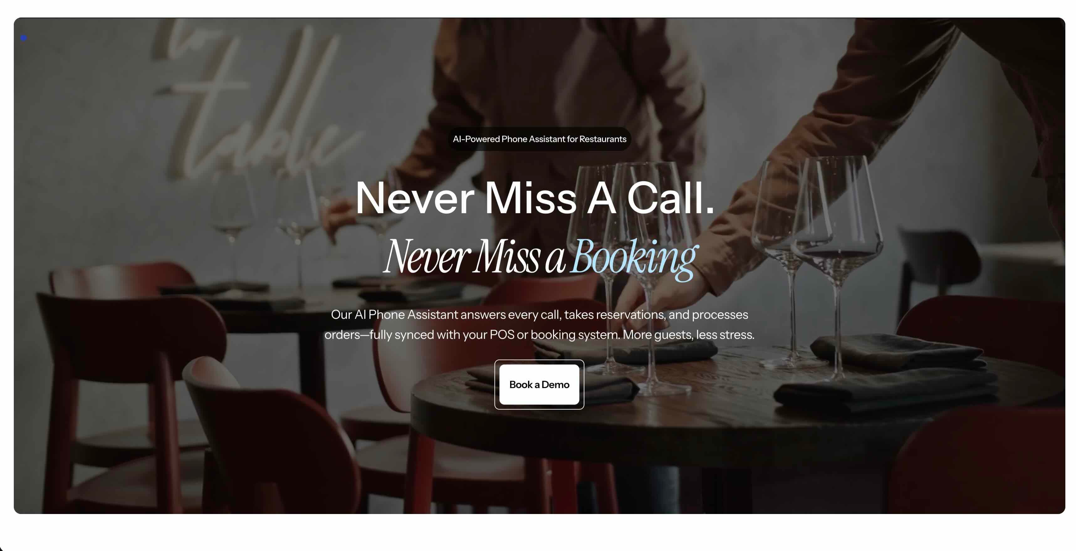Homepage of the Frontlr website
